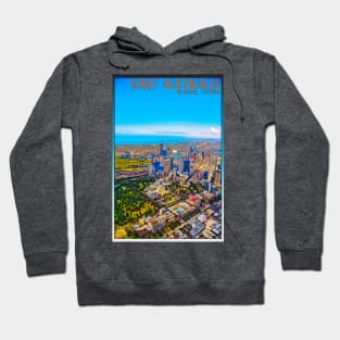 Melbourne Retro Travel Poster_02A Hoodie